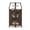 Tiger wood, variant on 5-Tier Corner Wine Bar Cabinet with Barn Door Adjustable Shelves Glass Rack Farmhouse Liquor (German Indian Oak) Gray