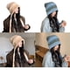 thumbnail image 2 of Orejas peruanas de invierno para mujer, gorras de lana para esquí, nieve, gorras de punto al aire última intervensión, gorras de calavera para las orejas, Púrpura, One Size, 2 of 3