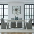 thumbnail image 2 of Liberty Furniture Accent Dining Chair with Castors - Squared Back - Sapphire Upholstry, 2 of 10
