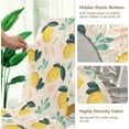 thumbnail image 4 of Summer Lemon Flowers Leaves Chair Covers Dining Chair Slipcovers Set of 4 Stretch Seat Covers for Dining Room Living Room Hotel Banquet, 4 of 6