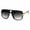 Black Gold, variant on Sunglasses Men Square Aviator Style Gold Frame Shades Hip Hop Shades Black Lens