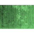 thumbnail image 1 of Ahgly Company Indoor Rectangle Oriental Emerald Green Industrial Area Rugs, 2' x 5', 1 of 4
