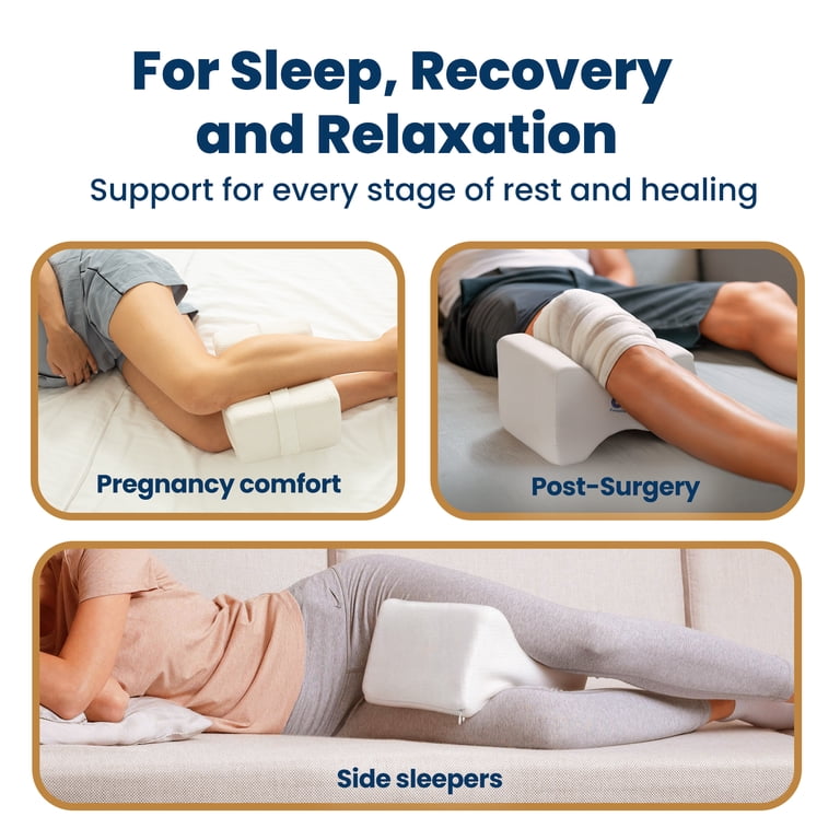 Everlasting Comfort Memory Foam Knee Pillow for Side Sleepers photo 5