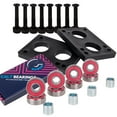 thumbnail image 2 of Cal 7 Skateboard Bundle 1.25" Steel Hardware, 1/4" Riser Pad & ABEC-7 Premium Bearings (Black), 2 of 2