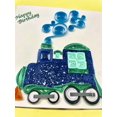 thumbnail image 3 of Happy Birthday Train Card, Handmade Quilling card train design, quilling birthday card., 3 of 3