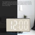 thumbnail image 2 of Reloj Despertador con Espejo LED Reloj de Mesa con RepeticióN Digital Luz de Despertador Pantalla de Temperatura DecoracióN del Hogar, Reloj Rojo, 2 of 7