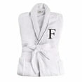 thumbnail image 2 of BNM Cotton Unisex Embroidered White Bathrobe, Medium, F, 2 of 5