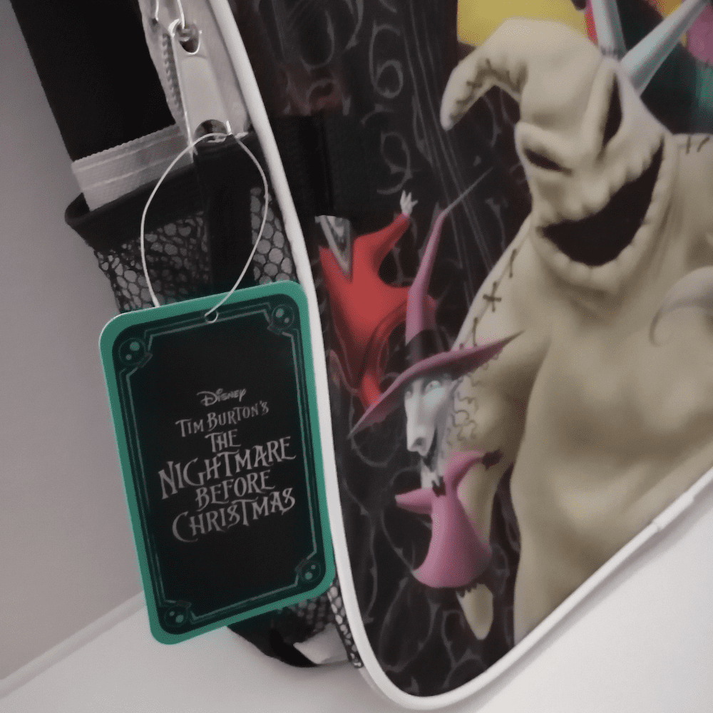 Disney Nightmare Before Christmas Jack Skellington and Characters 16" Deluxe Backpack and Detachable Insulated Lunch Tote - Unique Design