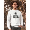 thumbnail image 2 of Vulture Head Sketch Sweatshirt Men -Image by Shutterstock, Male x-Large, 2 of 4