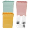 thumbnail image 4 of SOPOTUTU cherry picker Fruit Slicer Plastic Compact Storage Cooks Fruit Cutting 3 Pieces, 4 of 8