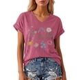 thumbnail image 3 of Women Dolly Shirts Country Music Legend T-Shirt Crewneck Short Sleeve Shirt Vintage Graphic Blouse Loose Fit T-Shirt Retro Tee Top S, 3 of 6