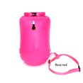 thumbnail image 2 of Eigraketly Bolsa de aire seco inflable para natación con cinturón, boya para deportes acuáticos al aire libre, deriva, surf, pesca, rafting, esnórquel, Kits de desorden para acampar Rosa roja Eigraketly OD027864-03, 2 of 6