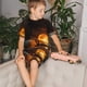 thumbnail image 4 of Balery Cozy Tree Hole Cabin Conjunto de Pijama Infantil de Manga Corta con Estampado – Ropa de Dormir de Algodón Suave-XX-Large, 4 of 6