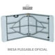 thumbnail image 5 of Mesa Plegable de Plastico Para Jardín Tipo Portfolio | Ideal Para Exteriores blanco 1.8 Midtown Concept Mesa Plegable 180, 5 of 7
