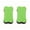 Green, variant on Under 1$ Product! 2 Pack Blackboard Eraser, Dual-Layer Premium Chalkboard & Dry Erase Sponge Eraser, Efficient Low-Dust Streak-Free Wiping for Home, Office & Whiteboard Surfaces
