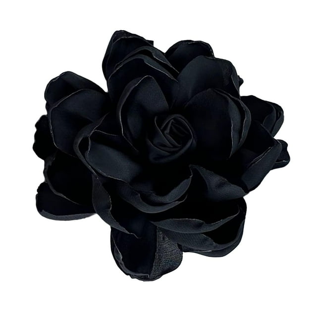 Broche de flores de 10 cm Fernando Negro