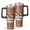 Pioneer Flower Floral, variant on 40oz Pioneer Flower Floral Print Pattern Insulated Tumbler with Handle, BPA-Free Leak Proof Lid and Straws, Double Wall Vacuum, Hot 12h/Cold 34h
