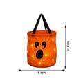 thumbnail image 3 of Gifts for Kids! Fwttom Halloween Candy Bags with Light- Holiday Trick or Treat Bucket, Portable Halloween Decorations Pumpkin Candy Bucket for Kids, 3 of 6