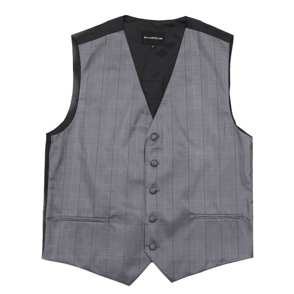 Men's Plaid Dress Vest for Tuxedo and Suit Proms and Weddings