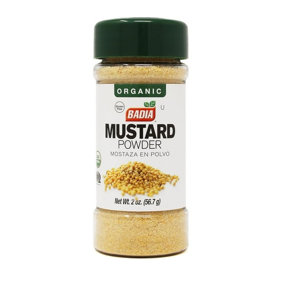 Pack of 8, Badia Organic Mustard Powder, 2 oz
