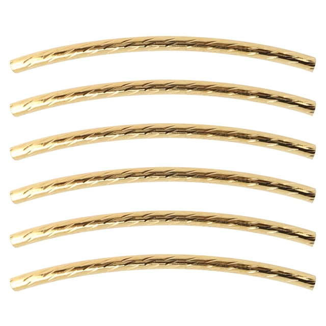 Curved Noodle Tube Spacer Beads Sleek Twist Tube Beads Long Sleek Twist DIY Materials For Jewelry Making For DIY Crafts For Making Necklaces For Bracelets ANGGREK Arte y Manualidades