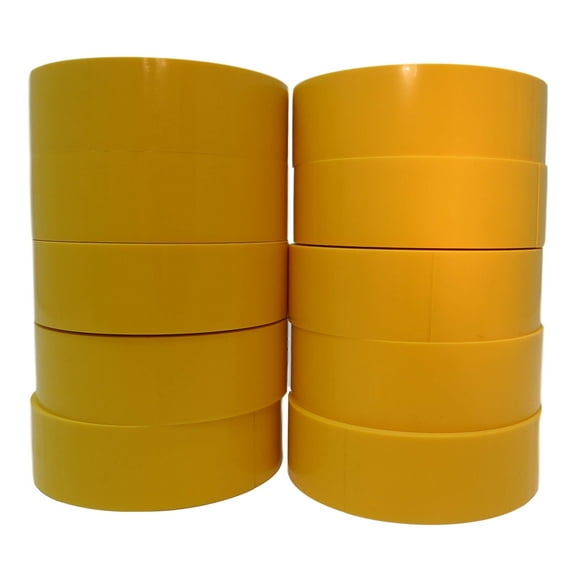 GGR Supplies T.R.U. EL-766AW Color General Purpose Electrical Tape 66' (L) UL/CSA Listed core. Utility Vinyl Synthetic Rubber Electrical Tape (1.5 in. x 66 ft. (Pack of 10), Yellow)