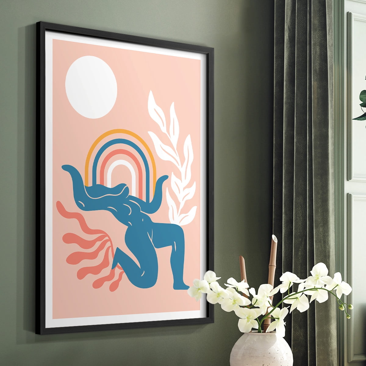 Matisse CCCXIX in Black Solid Wood 8 x 10 Framed Print