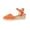 Orange_006, variant on Closed Toe Wedges Heels for Women Dressy Platform Wedge Sandals Ankle Strap Heeled Espadrilles Sandals Ladies Comfortable Cork Summer Dress Shoes Red 8(EU-40)