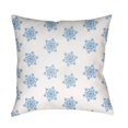 thumbnail image 2 of Snowflakes 18 x 18 x 4 Throw Pillow, 2 of 2