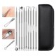 thumbnail image 1 of 9 Pcs Pimple Popper Gadgets Kit Ensemble Outils Professionnels De Suppression Des Points Noirs Pour L'acné Du Visage Et Les Imperfections Kuyhfg Bienvenido a Kuyhfg, 1 of 5