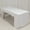 White, variant on BalsaCircle Black 6 feet Open Back Fitted Polyester Rectangle Tablecloth Party Wedding Reception Table Linens Catering Event Decorations