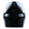 thumbnail image 3 of 1Storm Motorcycle Street Bike Modular/Flip up Dual Visor/Sun Shield Full Face Helmet HG339 Glossy White, 3 of 7
