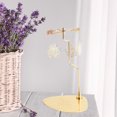 thumbnail image 4 of Abbracc Golden Rotating Candlestick Rotating Votive Candlestick Storage Tray Plate, Home Rose, 4 of 7