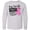 AC-Heather Grey, variant on Inktastic Our Family Fights Together Breast Cancer Awareness Long Sleeve Youth T-Shirt