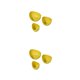 thumbnail image 1 of Bearachild Pack de 3 Platos de frutos secos Cocina Apertura grande Semillas Frutas Ensaladas Platos Bandejas lavables Servir Mousse Jalea Postres Cuencos Amarillo 2piezas Bearachild CBP457373, 1 of 5