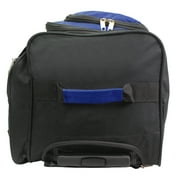 Dejuno 20-inch Carry-On Rolling Duffle Bag - Blue