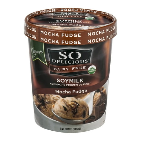 So Delicious Dairy Free Soymilk Frozen Dessert Mocha Fudge