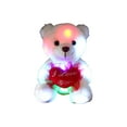 thumbnail image 2 of Linnome Light Up Plush Toy Glowing Bear Valentine's Day Soft Stuffed Animal Night Light for Cozy Home Ambiance and Love Themed Gifts, 2 of 6