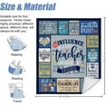 thumbnail image 5 of Teacher Appreciation Gifts for Women Men, Back to School Teacher Gifts, First Day of School Teacher Gifts from Student, End of Year Teacher Gifts Idea, Best Teacher Blanket 50"x60", 5 of 5