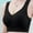 Black, variant on Lovskoo Women's Bra Breathable Plus Size Back Seamless Sports Bra Comfort Everyday Bra Green