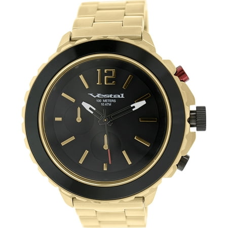 Vestal Men's Yacht YATCM03 Antique Gold Stainless-Steel Quartz Fashion Watch