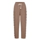 thumbnail image 4 of Pantalones holgados con cintura elástica y hebilla lateral de color liso para mujer - Pantalones informales de poliéster con bolsillos traseros, tallas S-XXL, 4 of 8