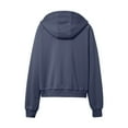 thumbnail image 5 of Daznico Women's Zip-Up Hoodie Cardigan Loose Fit Long Sleeve -Lined Pullover,Zip Up Hoodie Women,Zip Up Sweatshirt Women,Color: BU1 Size: L, 5 of 6