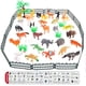 thumbnail image 4 of Figura de Animales, Juego de Mini Juguetes de la Selva de 54 Piezas, ValeforToy Realista Vinilo Salvaje Plástico Animal Aprendizaje Favores de Fiesta para Niños Niñas Niños Pequeños Bosque Pequeño Jue, 4 of 5
