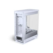 Phanteks Evolv X2, Mid-Tower Gaming Chassis, Vertical Cooling System, See-through Tempered Glass Chassis, Brushed Aluminum interior panel with Integrated D-RGB Lighting, Silver White