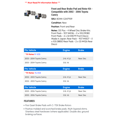 thumbnail image 2 of Front and Rear Brake Pad and Rotor Kit - Compatible with 2002 - 2006 Toyota Camry 2003 2004 2005, 2 of 2