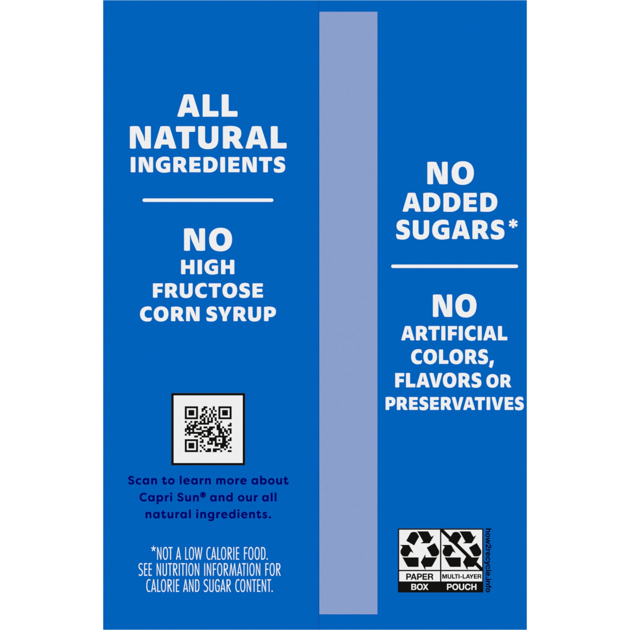 (4 pack) Capri Sun 100% Juice Berry Juice Box Pouches, 10 Ct Box, 6 fl oz Pouches, Liquids