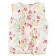 thumbnail image 1 of OshKosh B'gosh Baby Pleated Floral Print Ruffle Top, 6 Months, 1 of 1
