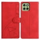 thumbnail image 1 of For Motorola Edge 60 Fusion 5G Case Wallet Stand Imprinted Triangle Pattern Leather Phone Flip Cover, 1 of 5