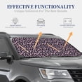 thumbnail image 4 of Haiem Flower Car Windshield Sun Shade (2 Pieces) Foldable Windshield Sun Shade Car Accessories for Truck SUV Pickup-Small, 4 of 7